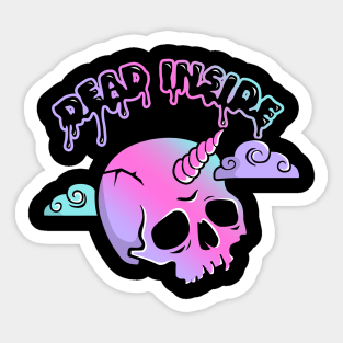 Dead inside t-shirt Sticker